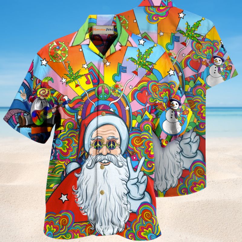 Hawaiian Hippie Santa Claus Style – Hawaiian Shirt