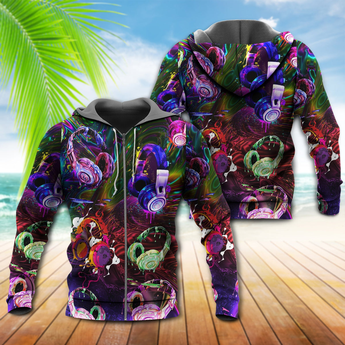 Headphones Amazing Style - 3D Hoodie