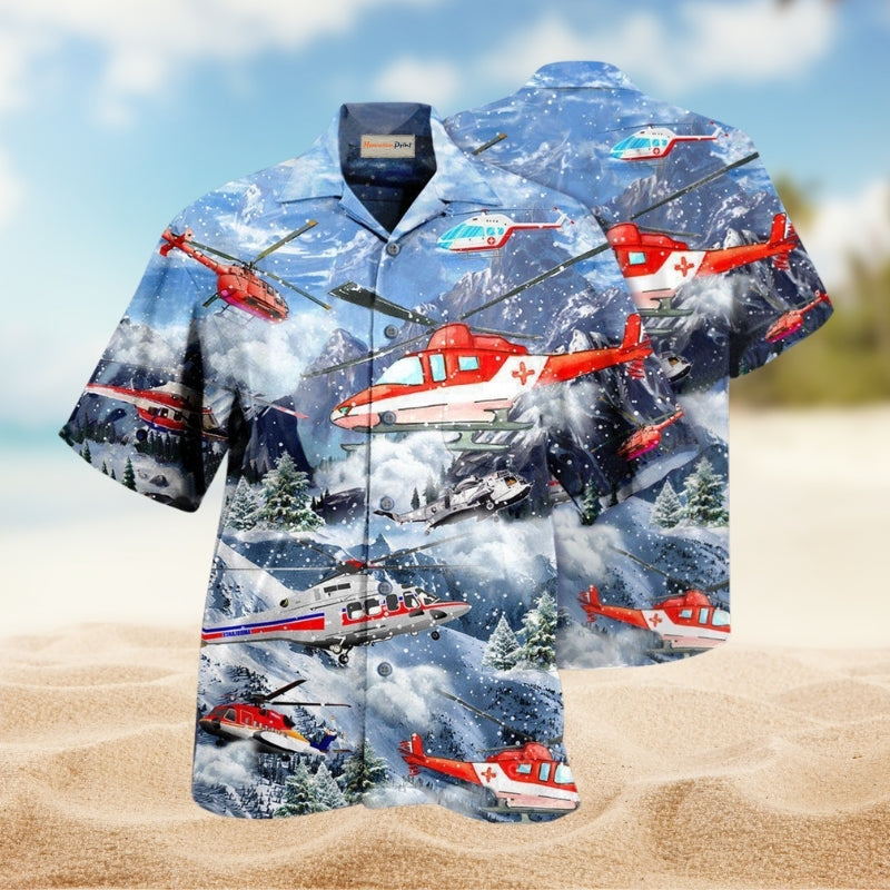 Helicopter Rescues Our Life Limited Edition – Hawaiian Shirt