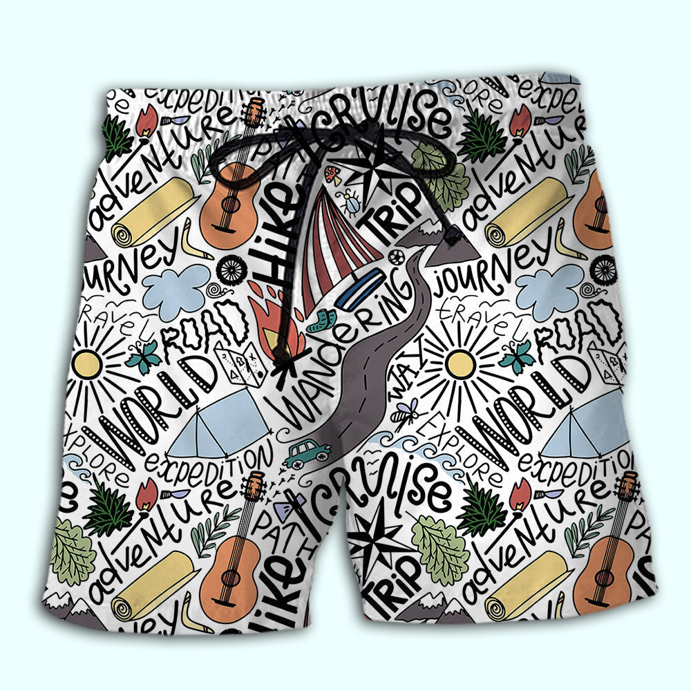 Hiking Wander Adventure Travel - Beach Short