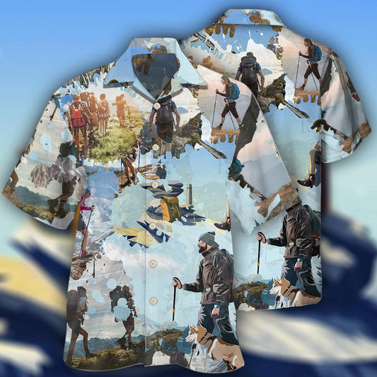 Hiking Cool Outdoor Style – Hawaiian Shirt
