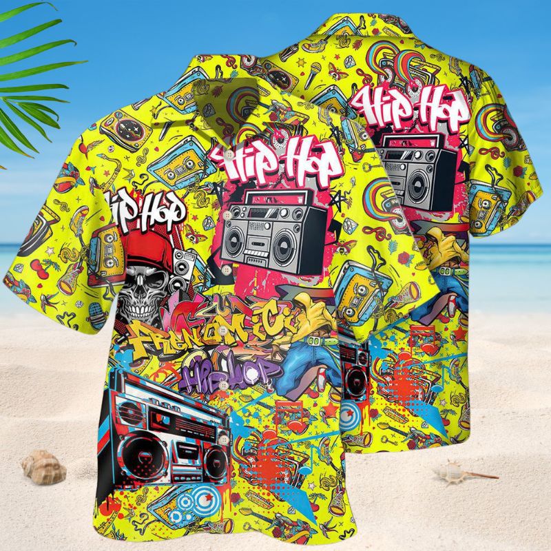 Hiphop Colorful Cool Style – Hawaiian Shirt