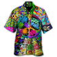 Hippie Alien Frog Mushroom Peace Life Color Limited Edition 8 – Hawaiian Shirt