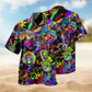 Hippie Alien Peace And Life Psychedelic Art Limited Edition – Hawaiian Shirt
