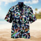 Hippie Alien Peace Life Colorful Limited Edition - Hawaiian Shirt