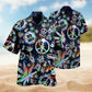 Hippie Alien Peace Life Colorful Limited Edition - Hawaiian Shirt