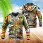 Hippie Animals Happy Together - 3D Hoodie