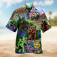Hippie Bigfoot Peace And Freedom Colorful Limited Edition – Hawaiian Shirt