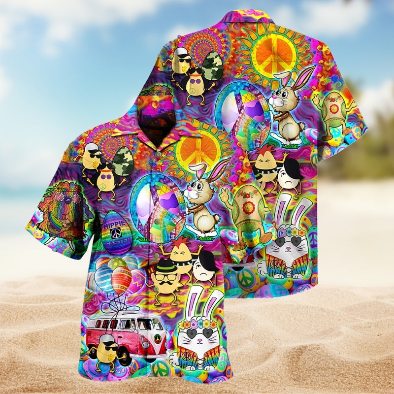 Hippie Easter Peace Life Color Limited Edition 10 – Hawaiian Shirt