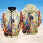 Hippie Egypt Cat Art – 3D Hoodie