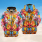 Hippie Elephant Amazing Art – 3D Hoodie