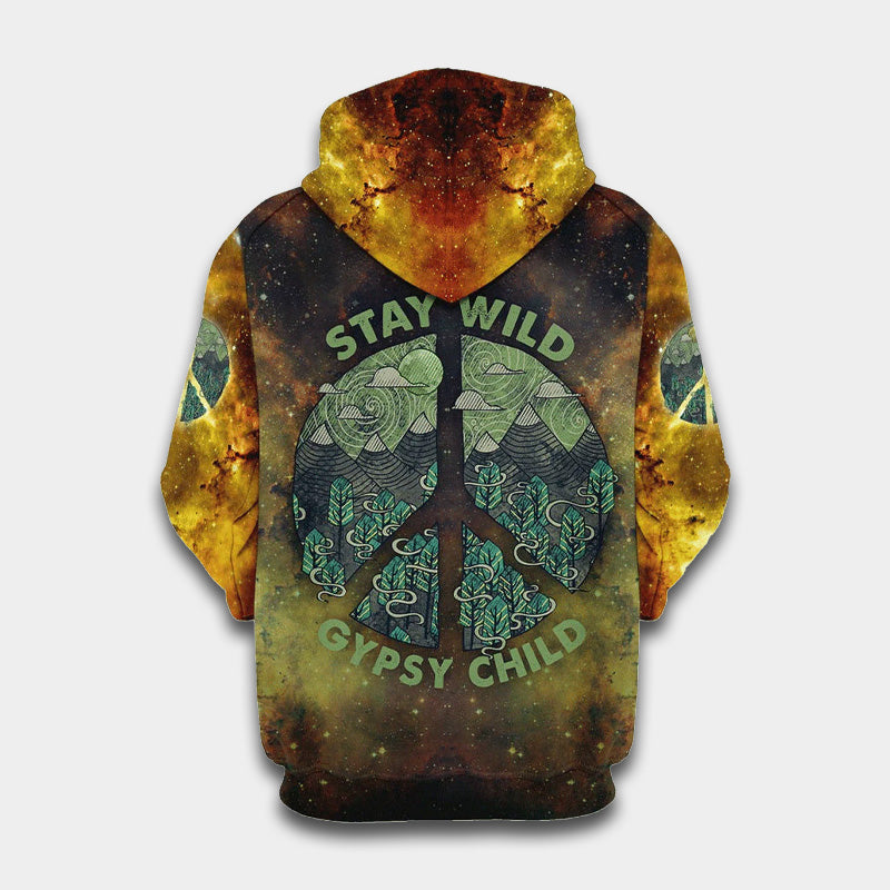 Hippie February Girl Art – 3D Hoodie
