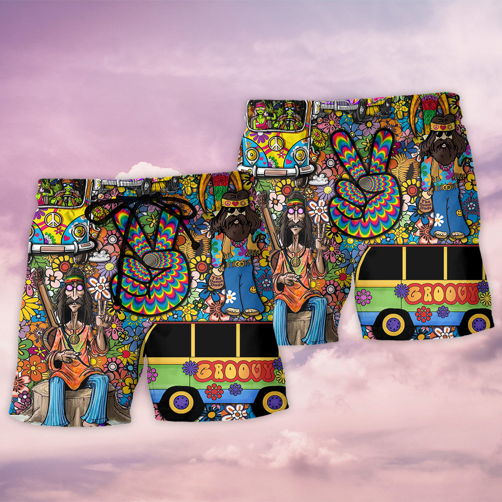 Hippie Flower Wild Heart Soul – Beach Short