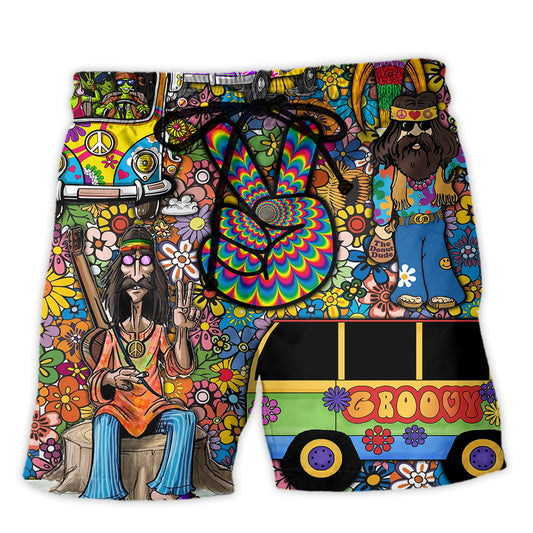 Hippie Flower Wild Heart Soul – Beach Short