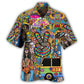 Wild Heart Hippie Soul Floral - Hawaiian Shirt