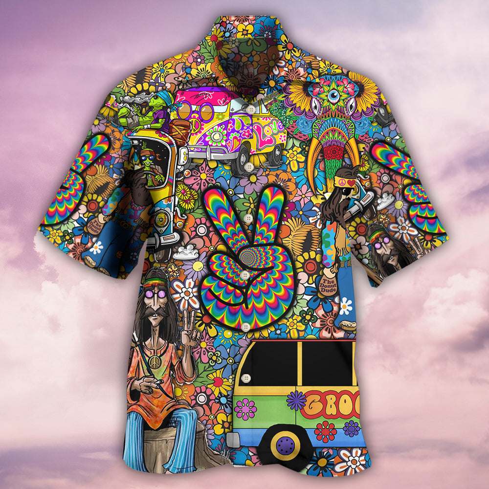 Wild Heart Hippie Soul Floral - Hawaiian Shirt