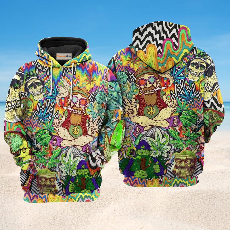Hippie Freedom Lifestyle Art – 3D Hoodie