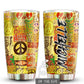 Hippie Great Symbol Pattern Personalized 20 Oz Tumbler