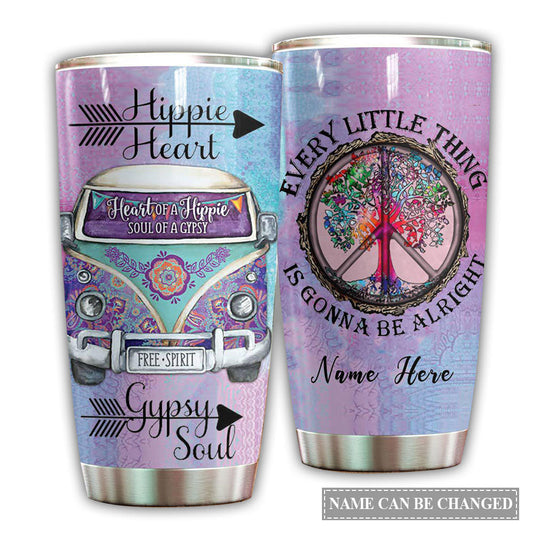 Hippie Heart Lover Warm Personalized 20 Oz Tumbler