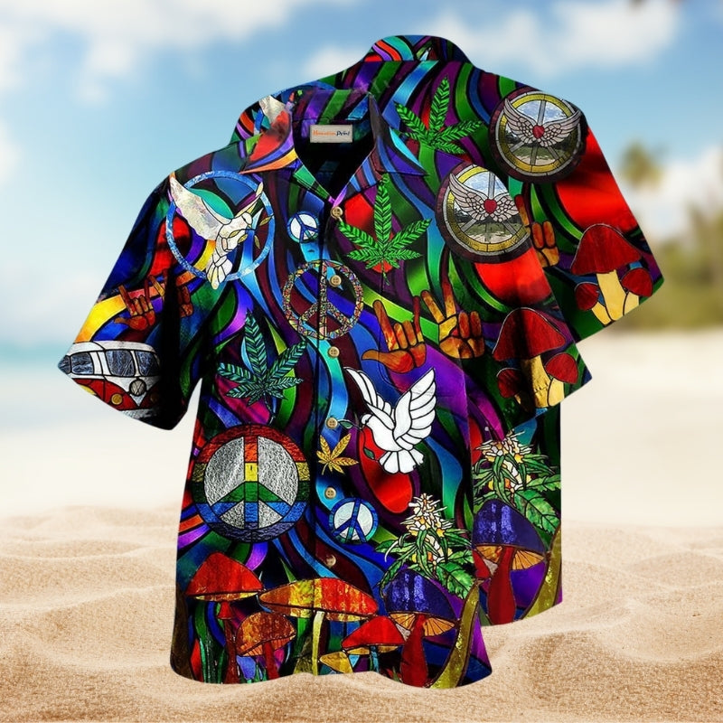 Hippie Is Peace Love Bird Limited Edition – Hawaiian Shirt