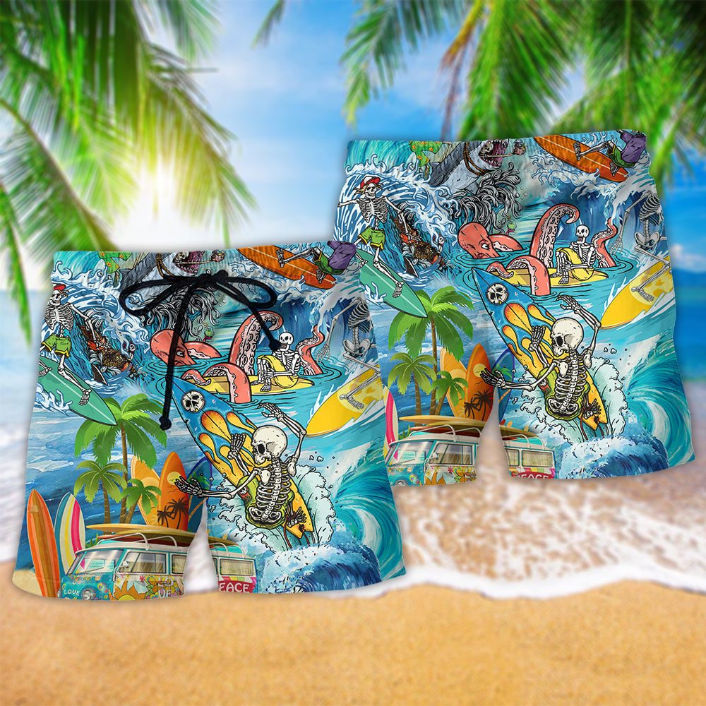 Hippie Live To Surf Free Spirit – Beach Short
