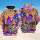 Hippie Love Life Art – 3D Hoodie