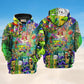 Hippie Mushroom Alien Bus Art – 3D Hoodie