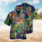 Hippie Mushroom Alien Bus Everything Limited Edition – Hawaiian Shirt