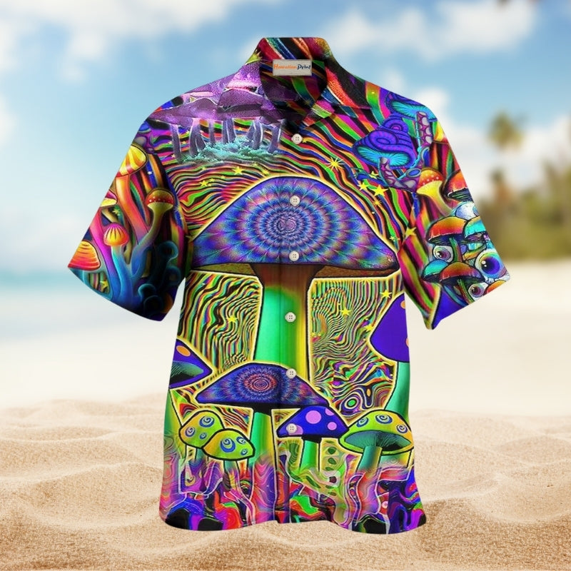 Hippie Mushroom Magic Style Limited Edition – Hawaiian Shirt