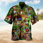 Hippie Mushroom Peace And Life Psychedelic Art Limited Edition – Hawaiian Shirt