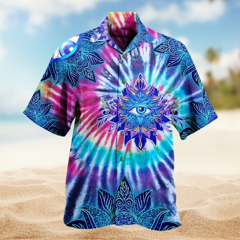 Hippie Peace And Life Psychedelic Art Limited Edition – Hawaiian Shirt