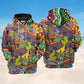 Hippie Peace Life Art – 3D Hoodie