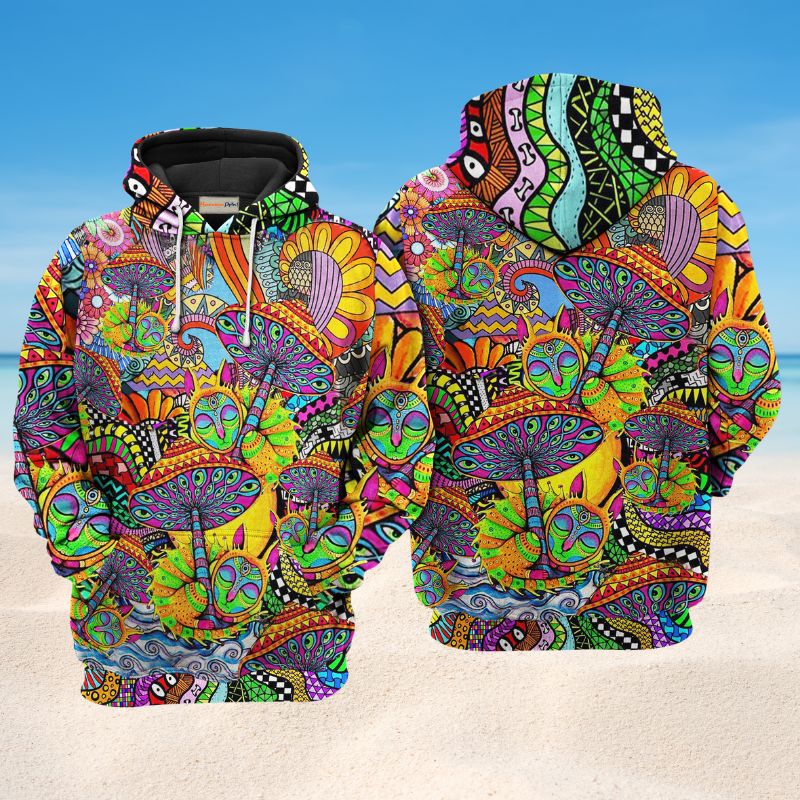 Hippie Peace Life Art – 3D Hoodie