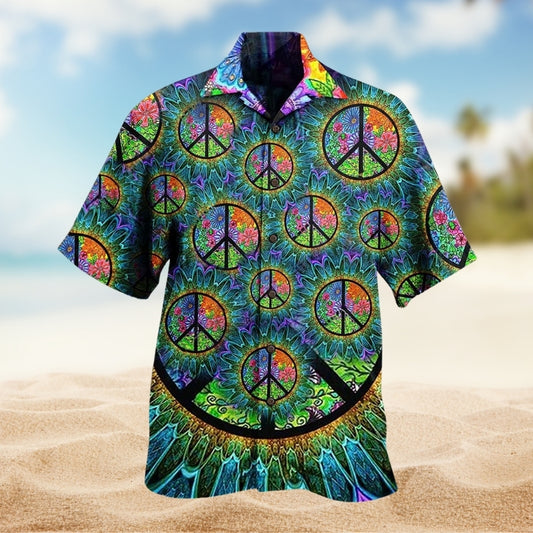 Hippie Peace Life Color Limited Edition 12 – Hawaiian Shirt