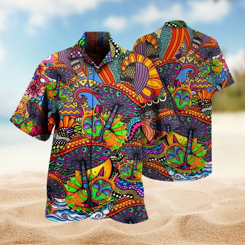 Hippie Peace Life Color Limited Edition 7 – Hawaiian Shirt