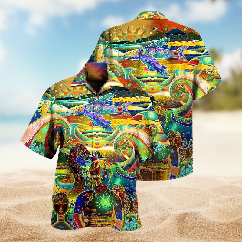 Hippie Peace Life Colorful Limited Edition - Hawaiian Shirt