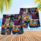 Hippie Skull Peace Style – Beach Short