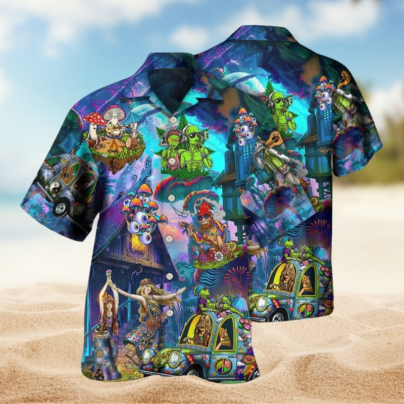 Hippie Peace Love Life Limited Edition 1 – Hawaiian Shirt