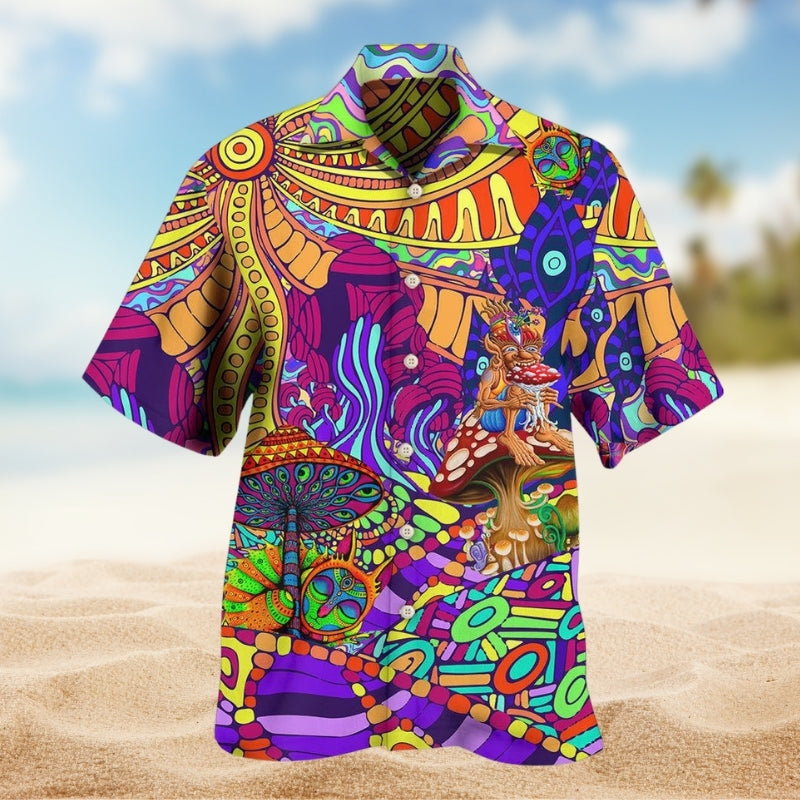 Hippie Peace Love Life Limited Edition 5 – Hawaiian Shirt