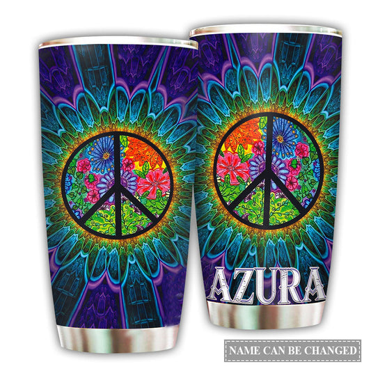 Hippie Peaceful Fun Personalized 20 Oz Tumbler