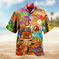 Hippie Pumpkin Peace Life Color Limited Edition 9 – Hawaiian Shirt