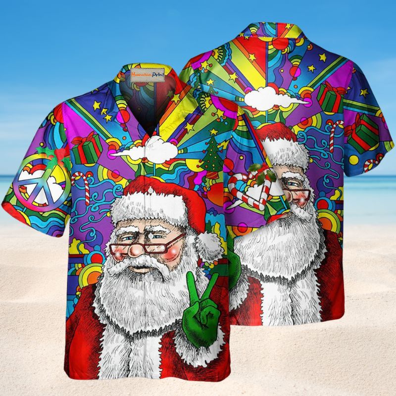 Hippie Santa Claus Christmas Style – Hawaiian Shirt