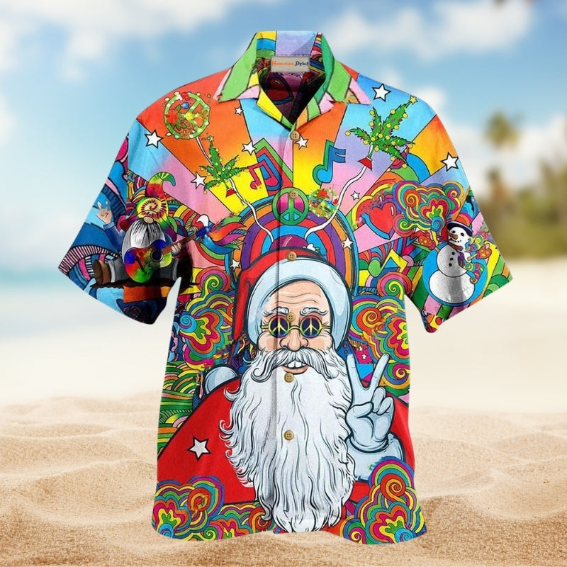 Hippie Santa Says Hi Limited Edition – Hawaiian Shirt