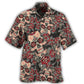 Floral Sugar Skull Art Design – Hawaiian Shirt