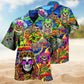Hippie Skull Peace Life Color Limited Edition 5 – Hawaiian Shirt