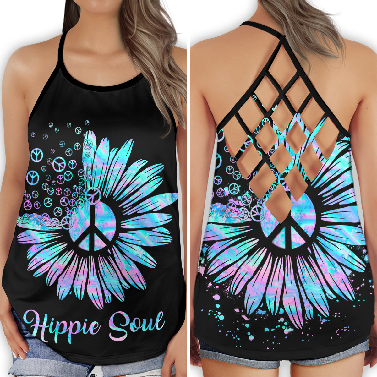 Hippie Soul Amazing Vibes - Hollow Tank Top