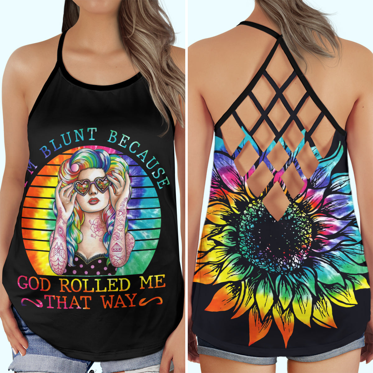 Hippie Soul Color Peaceful Limited Edition 7 – Hollow Tank Top