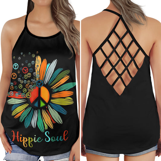 Hippie Soul Beautiful Vibes - Hollow Tank Top