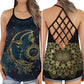 Hippie Moon Sun Peaceful Soul - Hollow Tank Top