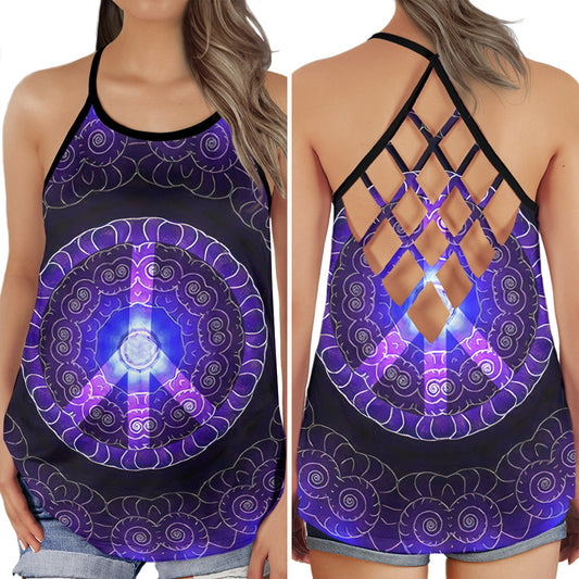 Hippie Purple Summer Collection – Hollow Tank Top
